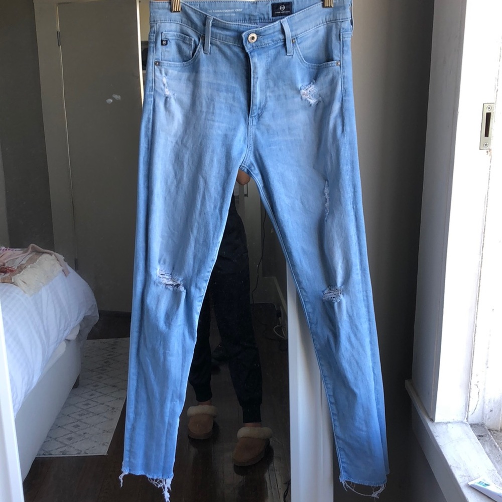 AG Farrah High Rise Skinny Crop - size 27